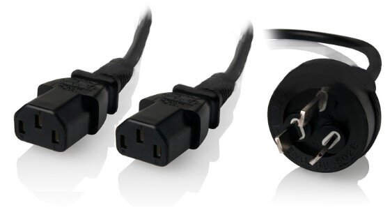 2m Y Cable Power Splitter Cable 3 Pin Aus M 2 x IE-preview.jpg